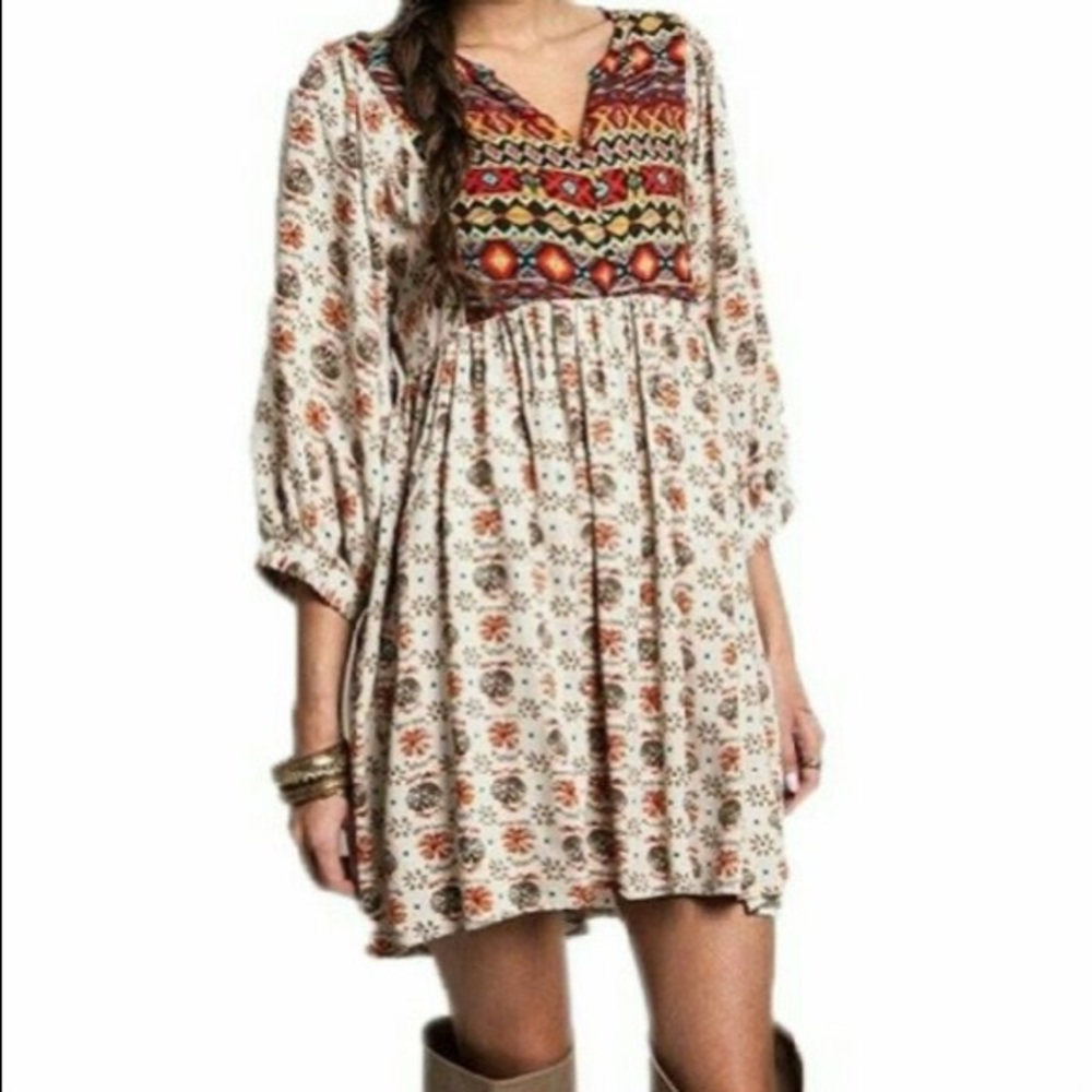 Boho tunic dress